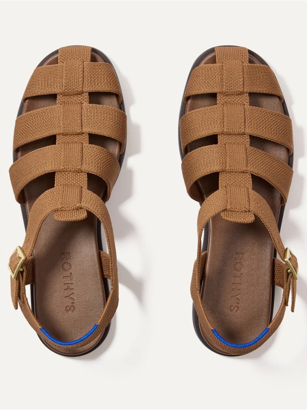 Rothy's Fisherman Sandals in Pecan 8